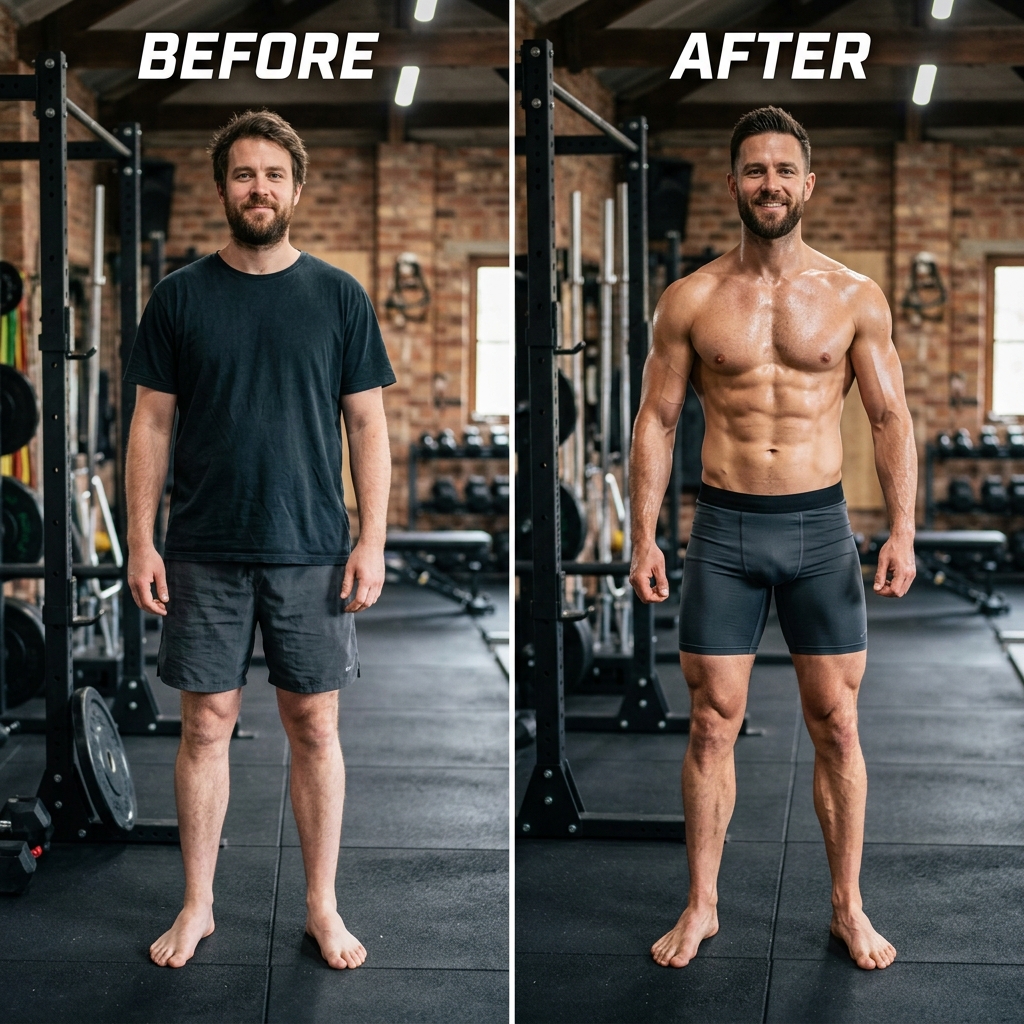 Antes e Depois - Bruno Oliveira